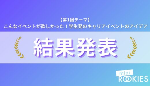 ミニRookies　結果発表！
